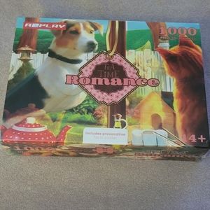 REPLAY 1000 PC JIGSAW PUZZLE-" TEA TIME ROMANCE"